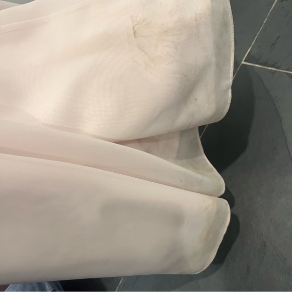 Light Pink Floor Length Azazie Dress with Slit ! - Picture 8 of 8